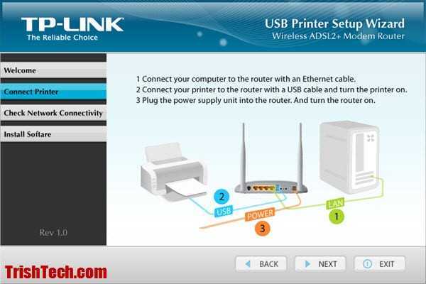 Подключение и настройка принтера по wifi или usb через роутер