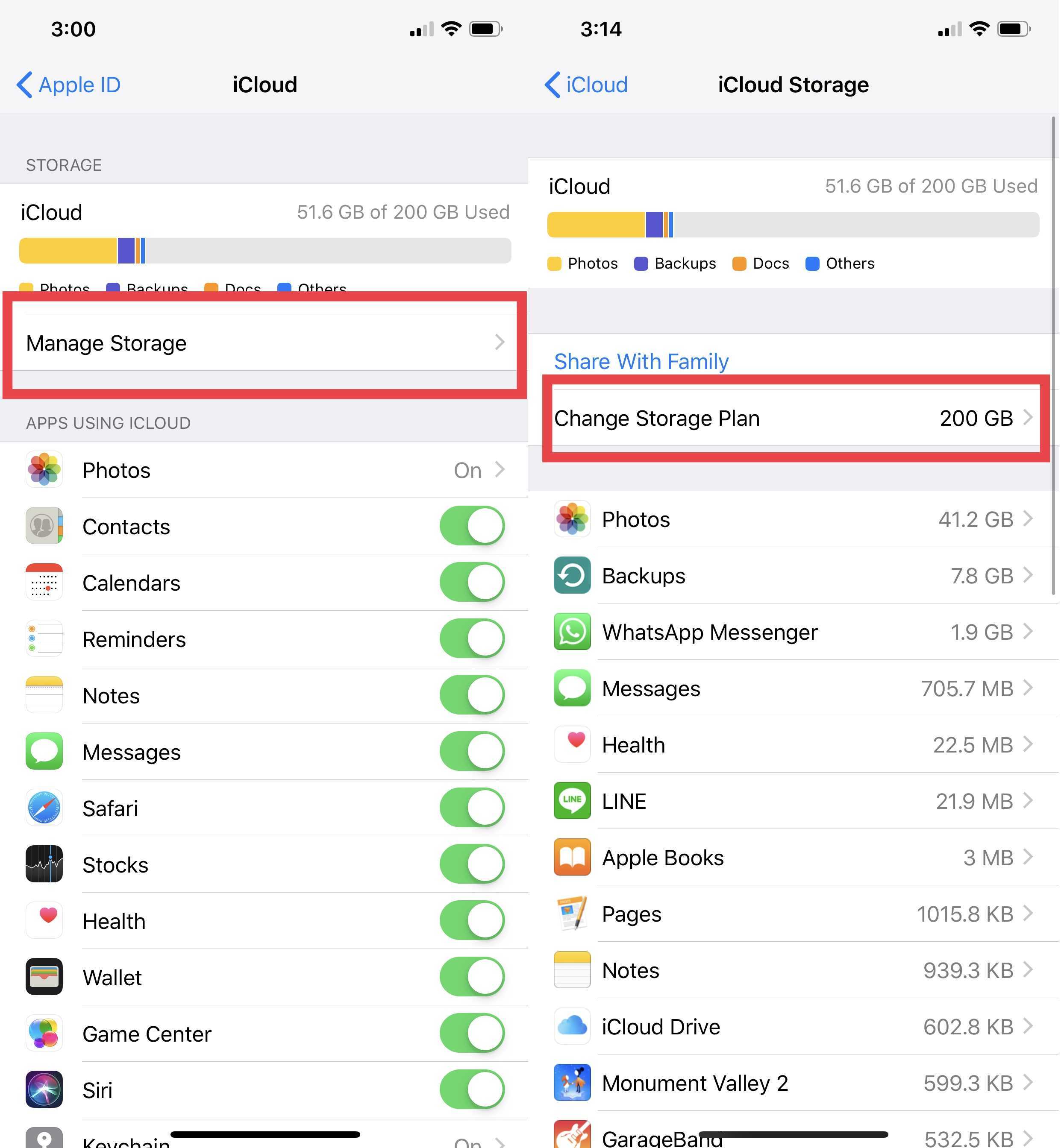 Оплатить хранилище ICLOUD