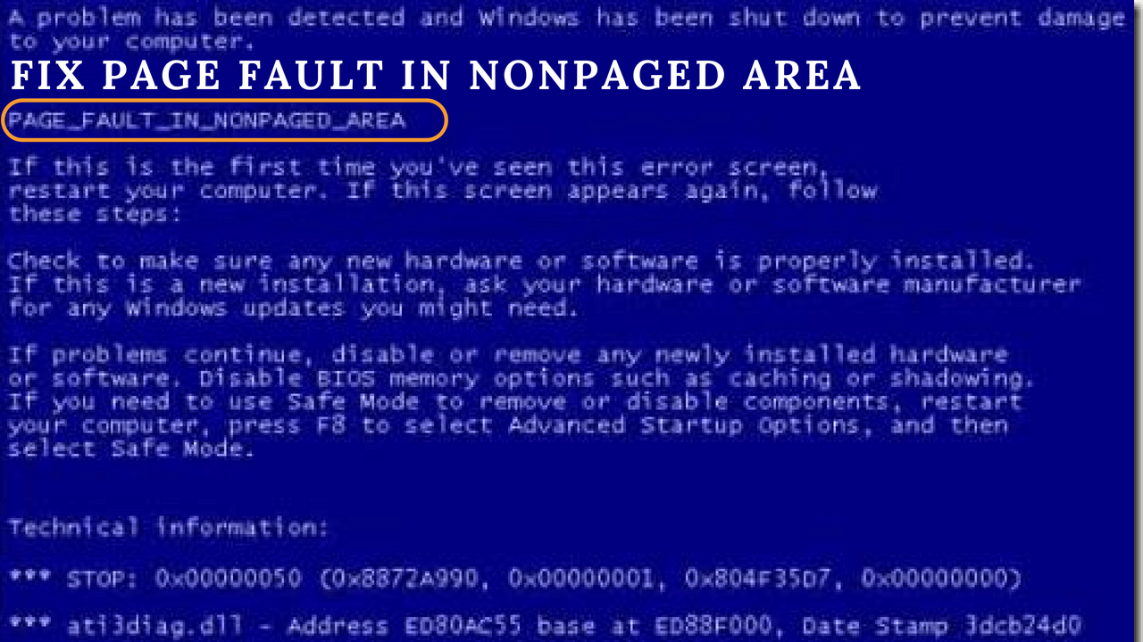 'page fault in nonpaged area': how to fix? — auslogics blog