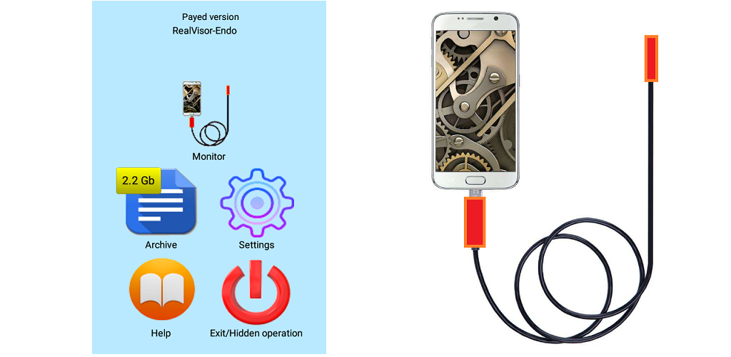 Как подключить эндоскоп к телефону android?