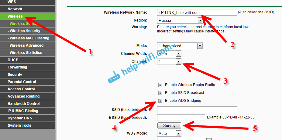Пошаговая инструкция: как настроить мост WDS между двумя роутерами с помощью Wi-Fi или кабеля на примере оборудования TP-Link