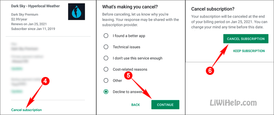 Как отменить подписку в google play: удалить, отписаться от платных подписок