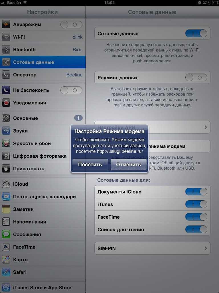 Как раздать интернет на планшет. Айпад режим модема. Режим модема айпад 2. Режим модема на IPAD. Раздача вайфая с Айпада.