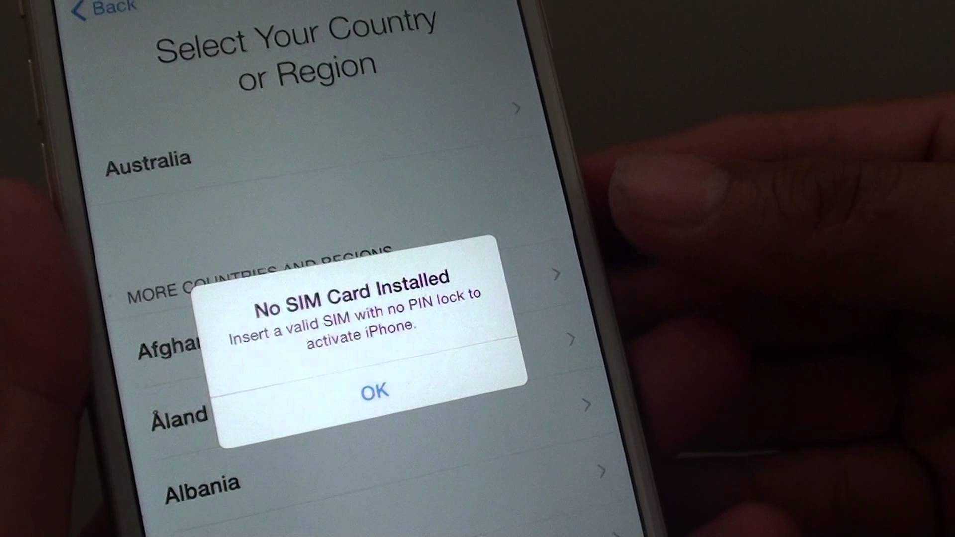 Почему возникает ошибка «sim-карта недействительна» на iphone